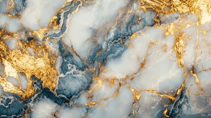 Marble surface with gold paint