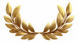 © Siasart - A decorative golden laurel wreath symbolizing victory and achievement.