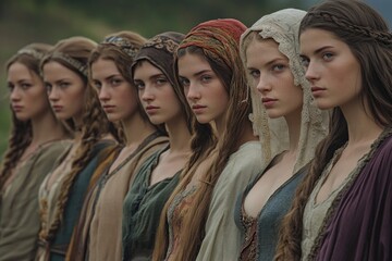 Canvas Print - Group of Women Standing Together