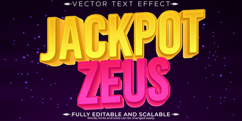 Poster - Casino royal text effect, editable casino and vegas text style