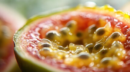 Canvas Print - Close-up of Passion Fruit