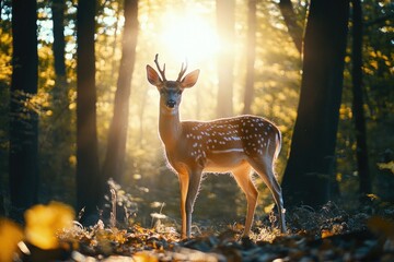 Sticker - Deer in forest