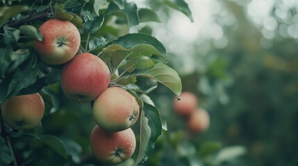 Sticker - Apples on Tree Branch