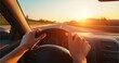© GlooStock - person driving a car