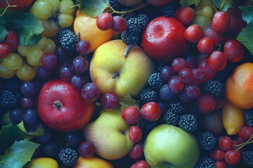 Canvas Print - Fresh fruit selection