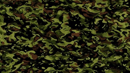 Wall Mural - 
camouflage army khaki pattern, modern military background, fabric texture