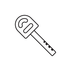 Sticker - key logo or icon