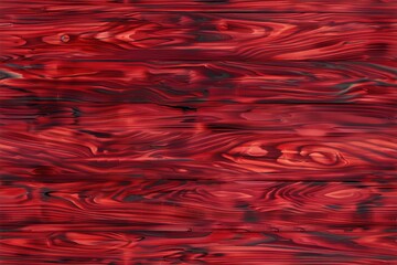 Wall Mural - Textured wooden surface with rich red and black swirling patterns, resembling a polished wood grain. The vibrant colors create a striking visual effect, ideal for backgrounds or design elements.