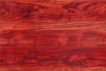 Wall Mural - Richly textured wooden surface with deep red hues and intricate grain patterns, showcasing the natural beauty of wood.