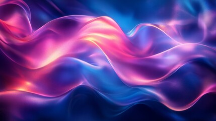 Wall Mural - Abstract background forming wavy pattern with vibrant colors