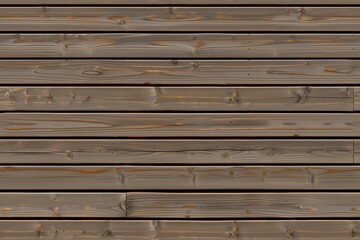 Wall Mural - Wooden siding panel wall with horizontal planks, showcasing natural wood grain and texture. The wood appears weathered with a grayish-brown hue.