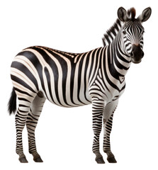 Canvas Print - PNG Zebra wildlife animal mammal.