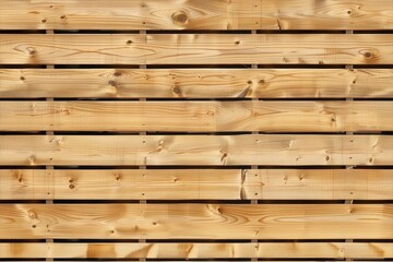 Wall Mural - Wooden siding panel plank wall, showcasing the natural grain and texture of the wood. The planks are arranged horizontally with visible knots and variations in color.