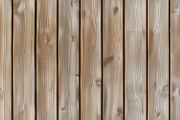 Wall Mural - Wooden siding panels planks arranged vertically, showcasing natural wood grain patterns and textures. The light color of the wood gives a warm and rustic feel.