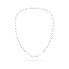 Wall Mural - Pearl Necklace mock up isolated