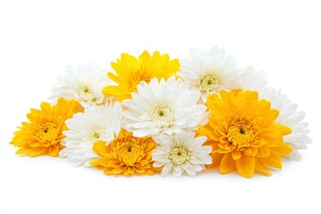 Colorful yellow marigold flowers in close-up. Perfect for floral arrangements or natural decor.