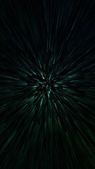Wall Mural - vertical green laser spikes flight 4k loop features gradient green laser light spike shapes flying f