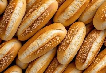 Sticker - Freshly Baked Sesame Seed Rolls