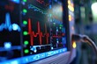 © SaroStock - A close-up view of a medical monitoring device displaying vital signs in a hospital setting during nighttime, highlighting the importance of patient surveillance