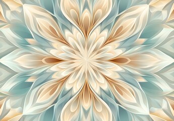 Abstract Flower Pattern