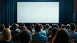 © Jakkarin - Audience Watching Blank Screen in Auditorium