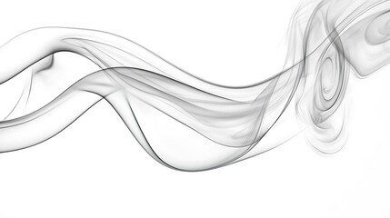 A smooth, flowing smoke pattern background with a large, open space for text