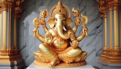 Wall Mural - God Ganesh - The obstacle remover