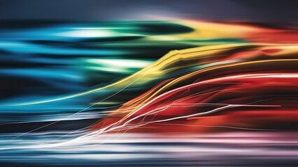 Abstract colorful blurred background, motion concept