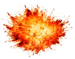 Sticker - PNG  Fire explosion fire backgrounds white background.