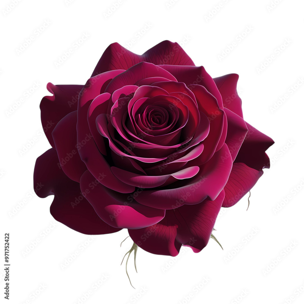 red rose isolated on transparent background PNG high quality Stock ...