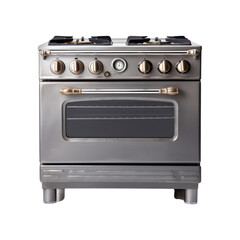 Wall Mural - PNG A gray metallic cooker appliance stove oven.