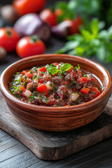 Wall Mural - Tapenade Served in a Bowl