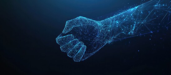Digital Hand Abstract Art