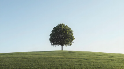 Wall Mural - Single Tree Environmental Banner