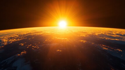 Sunrise Over Earth