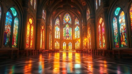 Wall Mural - Unique church architecture displayed in detailed and sophisticated design images