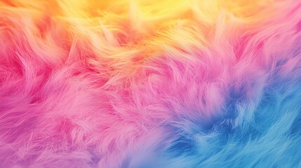 Wall Mural - Fuzzy pink blue yellow background gradient.