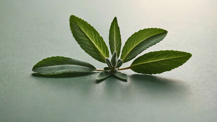 Sticker - Sage leaf with plain background