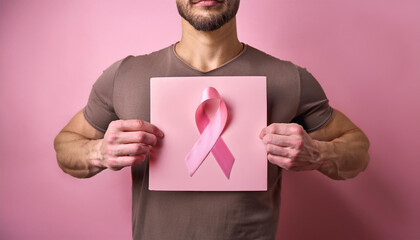 Wall Mural - Breast Cancer Awareness Month goes Global