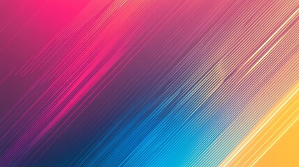 Sticker - Abstract background with diagonal lines and a color gradient.