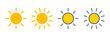 © AAVAA - Sun icon vector. Brightness Icon vector