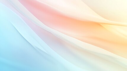 Abstract wavy lines in pink and orange on a white background.