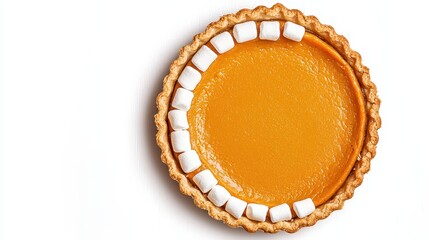 sweet potato pie with marshmallows thanksgiving dessert