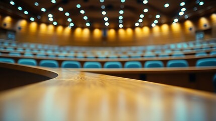 Aufkleber - Interior of a modern conference hall : Generative AI
