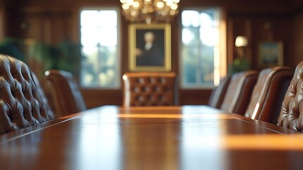 Poster - Empty meeting room : Generative AI