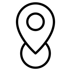 Poster - Location pin icon. Map pin place marker. Location icon. Map marker pointer icon set. GPS location symbol collection.