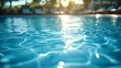 © Generative AI - summer vacation clear swimming pool at the resort MyRealHoliday My Real Holiday : Generative AI