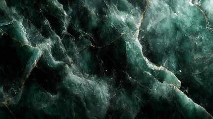 Poster - Dark green marble texture background natural marbel tiles for ceramic wall and floor high gloss premium Italian glossy granite slab stone ceramic tile polished quartz Quartzite limesto : Generative AI
