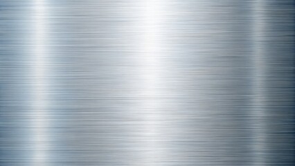 Modern metallic background featuring a brushed aluminium texture with subtle silver tones, gentle gradient, and a slight sheen, perfect for industrial or technological designs.