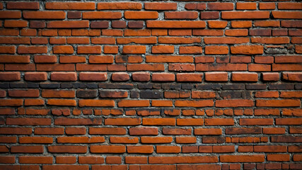 Red brick chimneys with gritty texture background